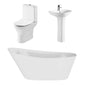 Freya Freestanding Serenity Slipper Bath Suites - 1600 x 750