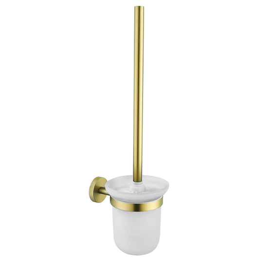  SDG Toilet Brush & Holder - Brushed Brass