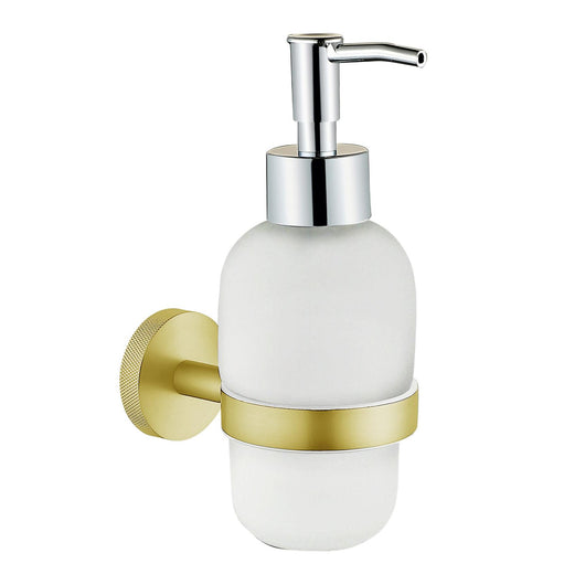  SDG Soap Dispenser & Holder - Brushed Brass