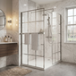 Wet room Panel Shelf - Chrome