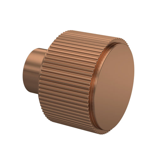  Hudson Reed Fluted Furniture Knob Handle - Brushed Bronze - welovecouk