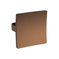 Square Dished Knob Handle - Brushed Bronze - welovecouk