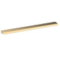Finger Pull Handle 300mm - Brushed Brass - welovecouk