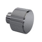 Hudson Reed Fluted Furniture Knob Handle - Brushed Pewter - welovecouk