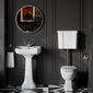 Huxton 1-Tap-Hole 640mm Basin with Low Level Toilet - Chrome - welovecouk