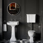 Huxton 2-Tap-Hole 640mm Basin with Low Level Toilet - Chrome - welovecouk