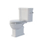 Huxton Traditional Close Coupled Toilet and Cistern - Chrome - welovecouk