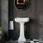 Huxton 640mm Basin & Pedestal 3TH - welovecouk