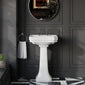 Huxton 640mm Basin & Pedestal 2TH - welovecouk