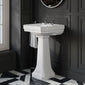 Huxton 640mm Basin & Pedestal 2TH - welovecouk