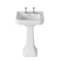 Huxton 540mm Basin & Pedestal 2TH - welovecouk