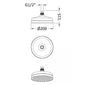 Nuie Tec Apron 200mm Fixed Shower Head - Chrome - welovecouk