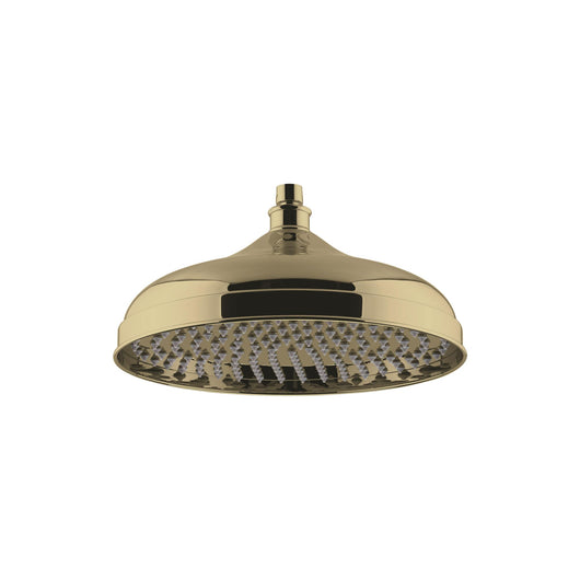  Hudson Reed 300mm Fixed Shower Head - Brushed Brass - welovecouk