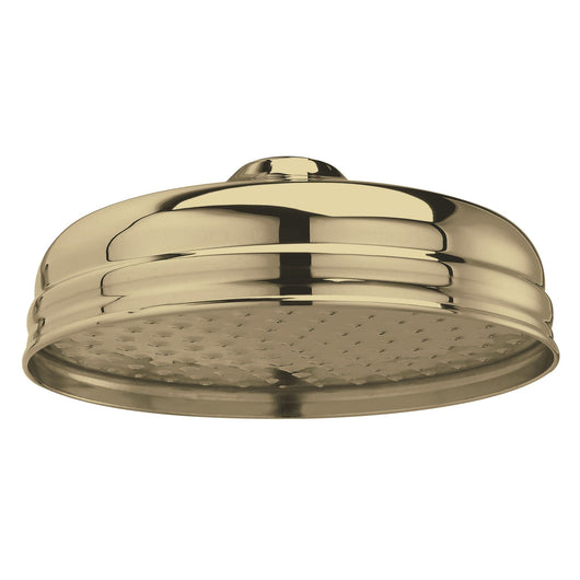  Hudson Reed 200mm Fixed Shower Head - Brushed Brass - welovecouk