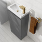 SDG 400mm Waterproof Vanity Unit with Basin - Matt Grey - welovecouk