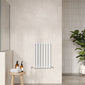 Nuie Revive Horizontal Single Panel Radiator 600 x 412 - High Gloss White