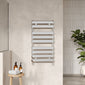 Nuie Piazza Heated Towel Rail 950 x 500 - Chrome - HL382