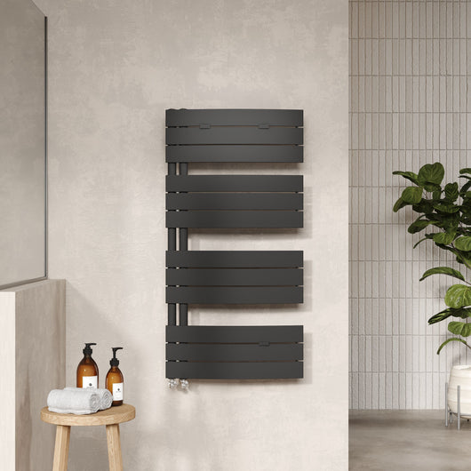  Nuie Elgin Heated Towel Rail - Anthracite