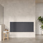 Nuie Revive Horizontal Double Panel Radiator 600 x 1398 - Anthracite