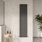 Nuie Sloane Single Panel Designer Radiator 1500 x 354 - Anthracite