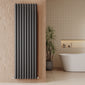 Nuie Revive Vertical Double Panel Radiator 1800 x 528 - Anthracite