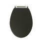 Huxton Quick Release Soft Close Toilet Seat - Matt Black - welovecouk