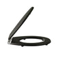 Huxton Quick Release Soft Close Toilet Seat - Matt Black - welovecouk