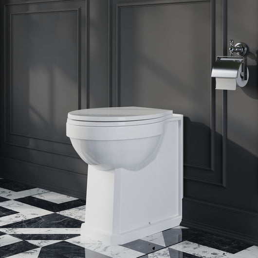 Huxton Comfort Height Back To Wall Pan - welovecouk