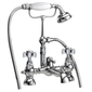 Owen & Oakes Harlow Traditional Bath Shower Mixer Basin Mono Tap Pack - Chrome