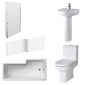 Harmony 1500mm L Shape Shower Bathroom Suite