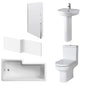 Harmony 1500mm L Shape Shower Bathroom Suite