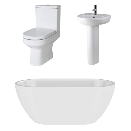  Harmony Freestanding Ashford Double  Ended Bath Suites - 1600 x 750