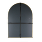 Holborn Traditional Arched Mirror - Brushed Brass - welovecouk