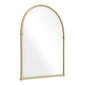 Holborn Traditional Arched Mirror - Brushed Brass - welovecouk