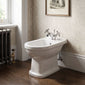 Nuie Beaumont Luxury Mono Bidet Mixer Tap with Waste Dual Handle Chrome