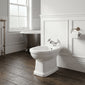 Nuie Beaumont Luxury Mono Bidet Mixer Tap with Waste Dual Handle Chrome