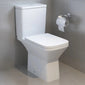 Juniper Close Coupled Rimless Toilet & Soft Close Seat - Space Saver