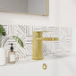 RYKER - Brushed Brass Mono Basin Mixer Tap Inc P/B Waste