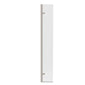 SDG Alumen 300 x 2000mm Wetroom Hinged Return Screen - Brushed Nickel