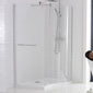 Curved Walk In Cubicle Shower Enclosure & Tray 1950mm - welovecouk