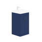 LECICO Layla 50cm Floorstanding 2-Door Unit - Cobalt Blue