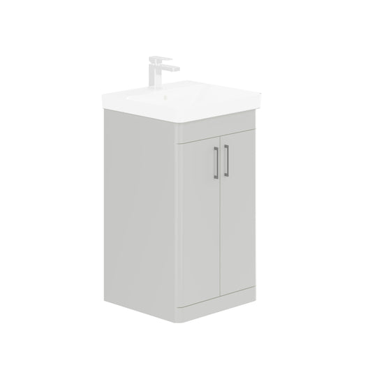  LECICO Layla 50cm Floorstanding 2-Door Unit - Gloss White