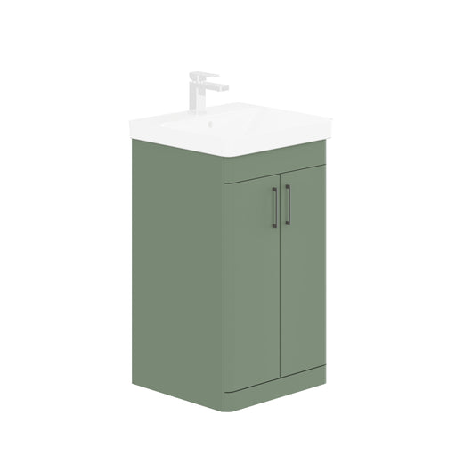  LECICO Layla 50cm Floorstanding 2-Door Unit - Matt Green