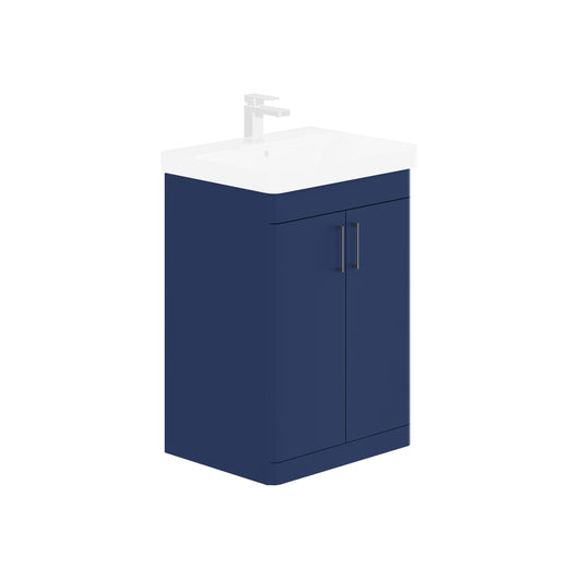  LECICO Layla 60cm Floorstanding 2-Door Unit - Cobalt Blue