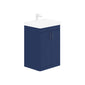 LECICO Layla 60cm Floorstanding 2-Door Unit - Cobalt Blue