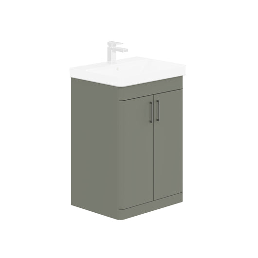  LECICO Layla 60cm Floorstanding 2-Door Unit - Matt Green