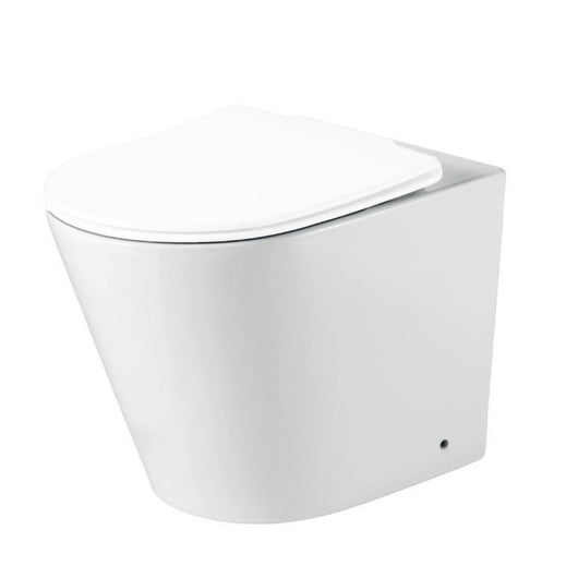  LECICO Layla Smooth Rimless Sanitaryware - Back To Wall Pan