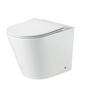 LECICO Layla Smooth Rimless Sanitaryware - Back To Wall Pan