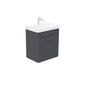 LECICO Layla 55cm Short Projection 1-Drawer Wall Hung Unit - Matt Anthracite