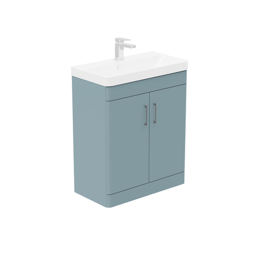  LECICO Layla 70cm Short Projection 2-Door Floorstanding Unit - Light Blue
